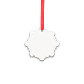 Aluminium Xmas Decoration - Double Sided - Snowflake